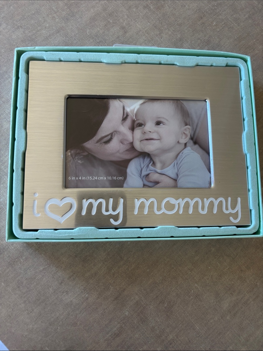 STEPPING STONES I Love my Mommy Silver Photo Frame